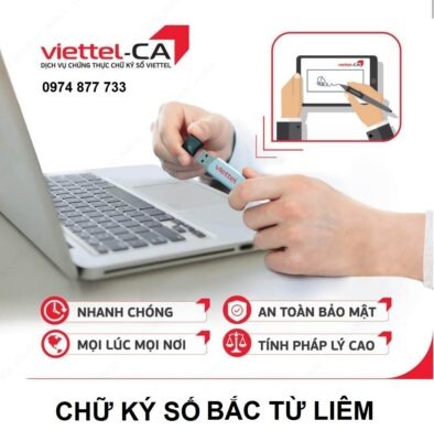 chữ ký số viettel Bắc Từ Liêm