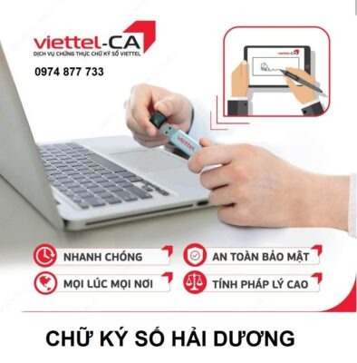 chữ ký số viettel hải dương