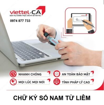 chữ ký số viettel nam từ liêm