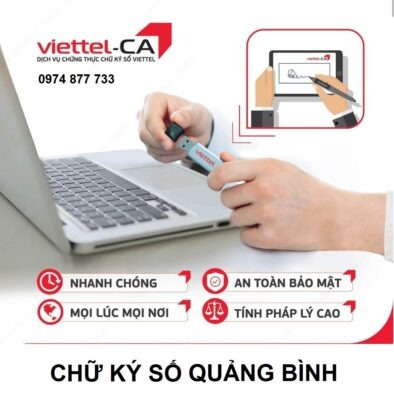 chữ ký số viettel quảng bình