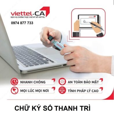 chữ ký số viettel thanh trì