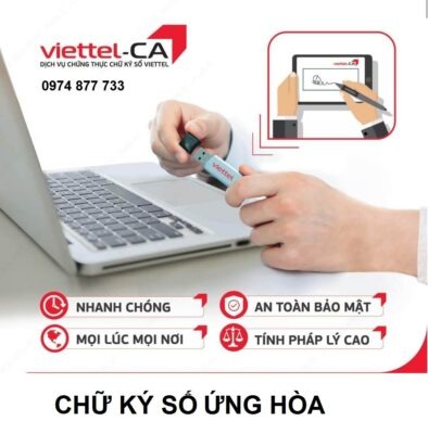 chữ ký số viettel ứng hòa